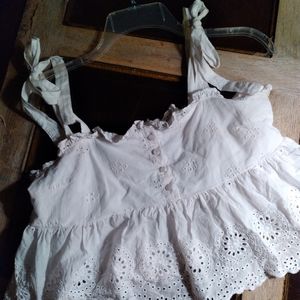 Urban Outfittera white baby doll top